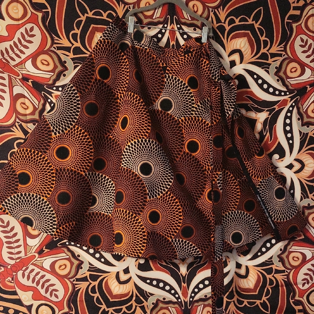 Elegant Multicolor African Women's Skirt